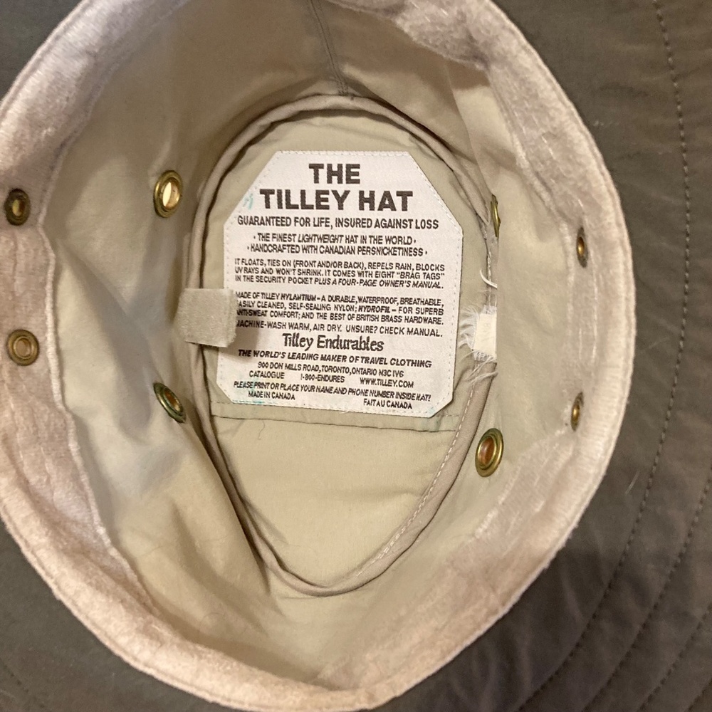 Vintage Tilley Endurables Nylantium Hat 7 1/8 EUC Hiking Fishing Safari Outdoors - Picture 6 of 8